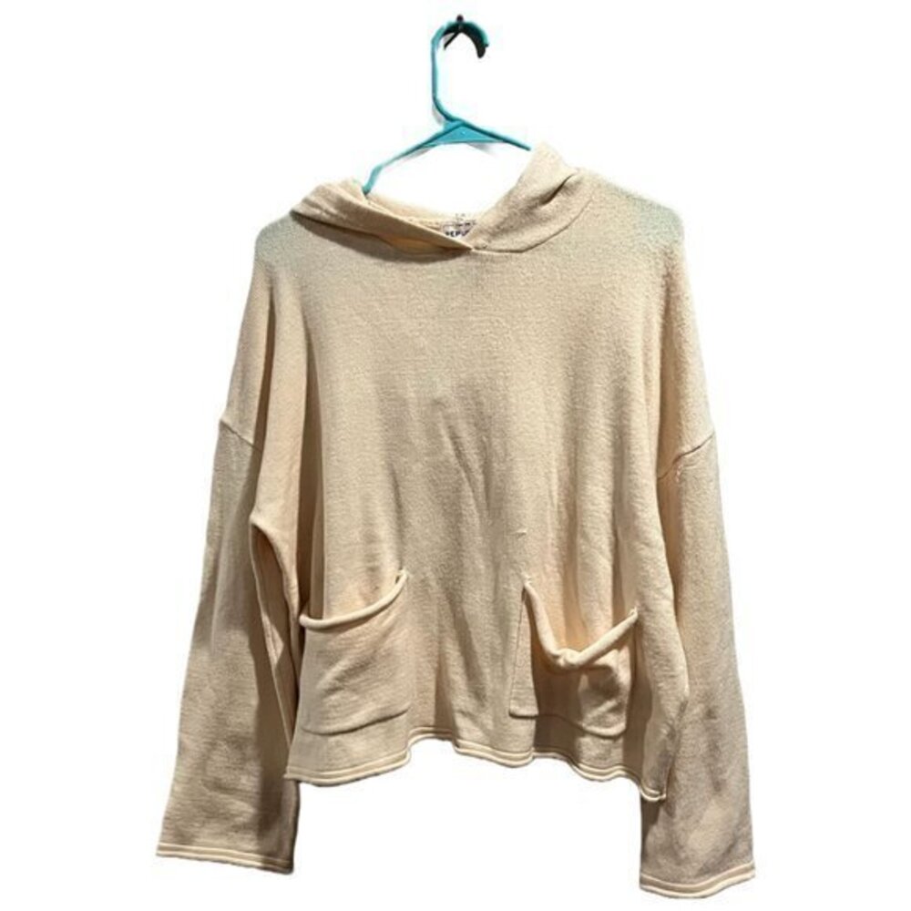 nwt for the republic | super soft hooded pullover with front pockets | s…